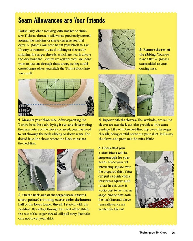 Patchwork T-Shirt Quilts Book by Amelia Johanson – Quilt in a Day