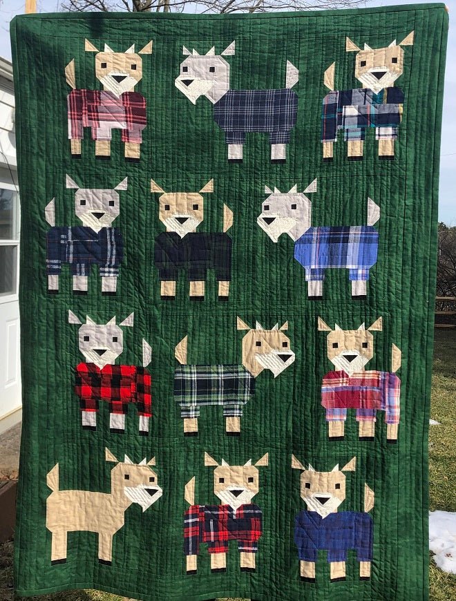 Kidding Around Goats In Pajamas Quilt Pattern by Art East Quilting Co ...