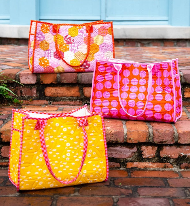 All The Things Tote Pattern by Knot and Thread Designs – Quilt in a Day