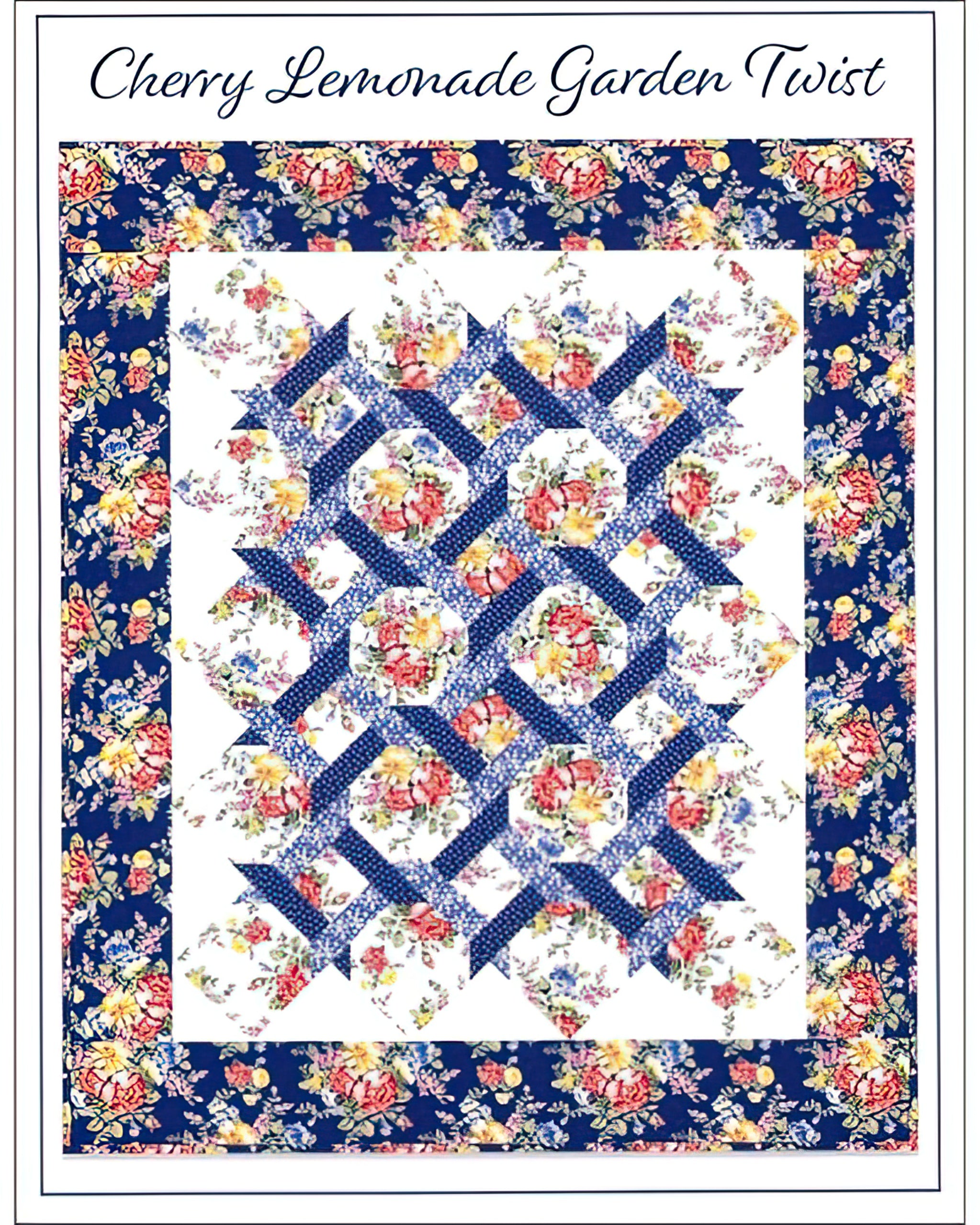 Cherry Lemonade Garden Twist Quilt Pattern by Jason Yenter – Quilt in a Day