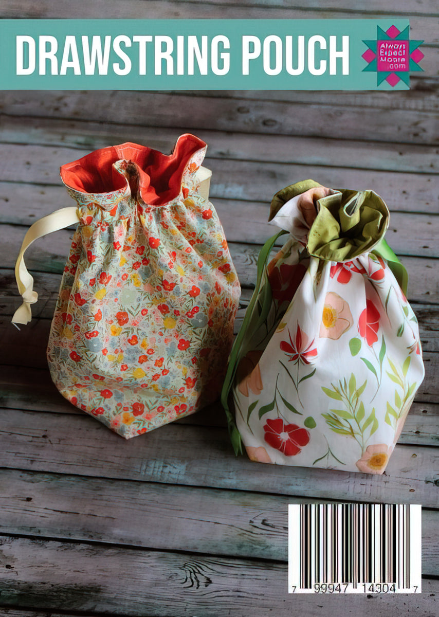 Draw String Bag Postcard Pattern by Carolina Moore – Quilt in a Day
