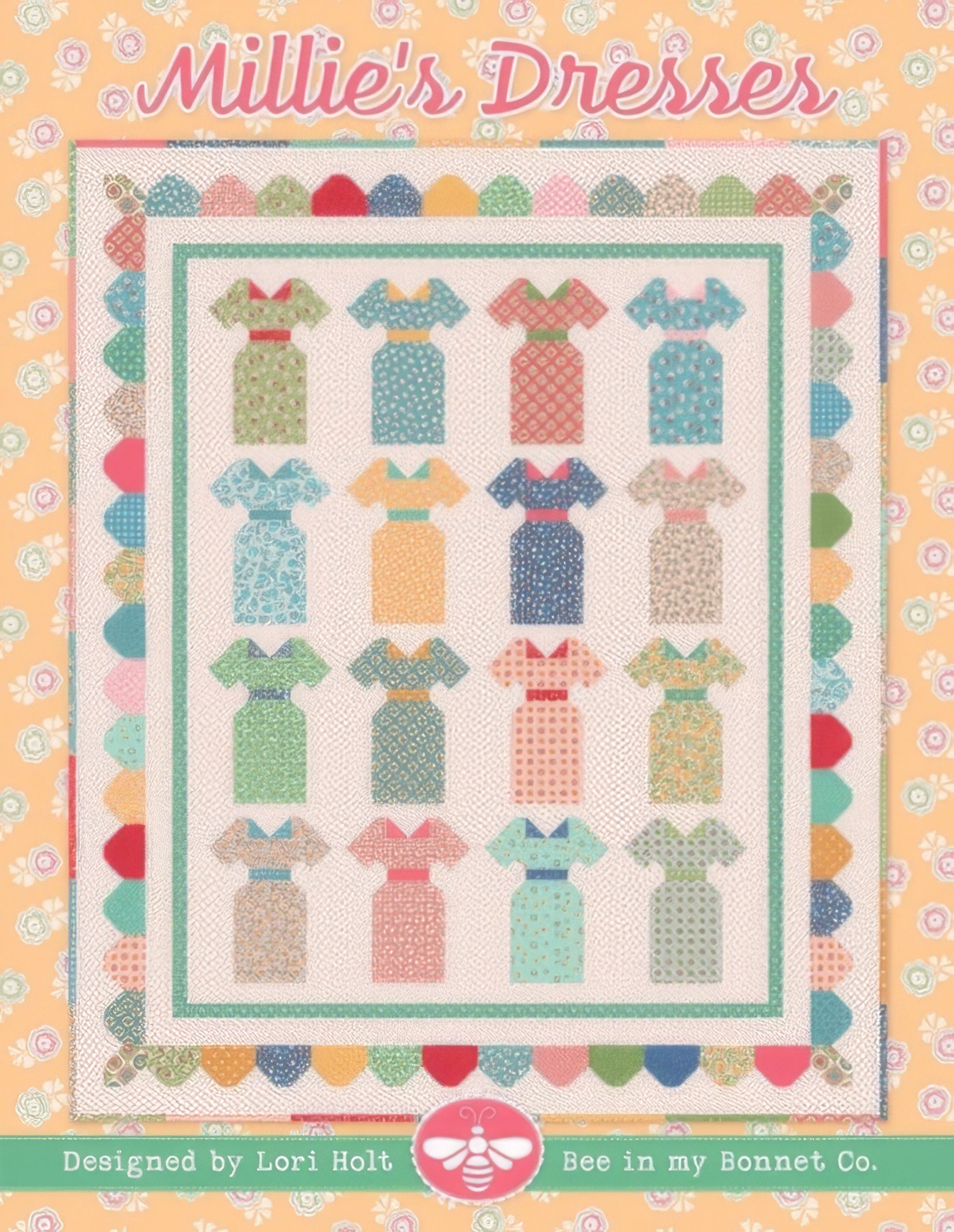 Millie's Dresses Quilt Pattern by Lori Holt It's Sew Emma Quilt in a Day Millie's Dresses Quilt Pattern by Lori Holt It's Sew Emma Quilt in a Day