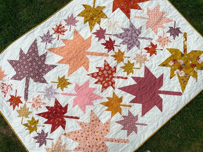 Autumn Leaves Quilt Pattern by Wendy Sheppard – Quilt in a Day