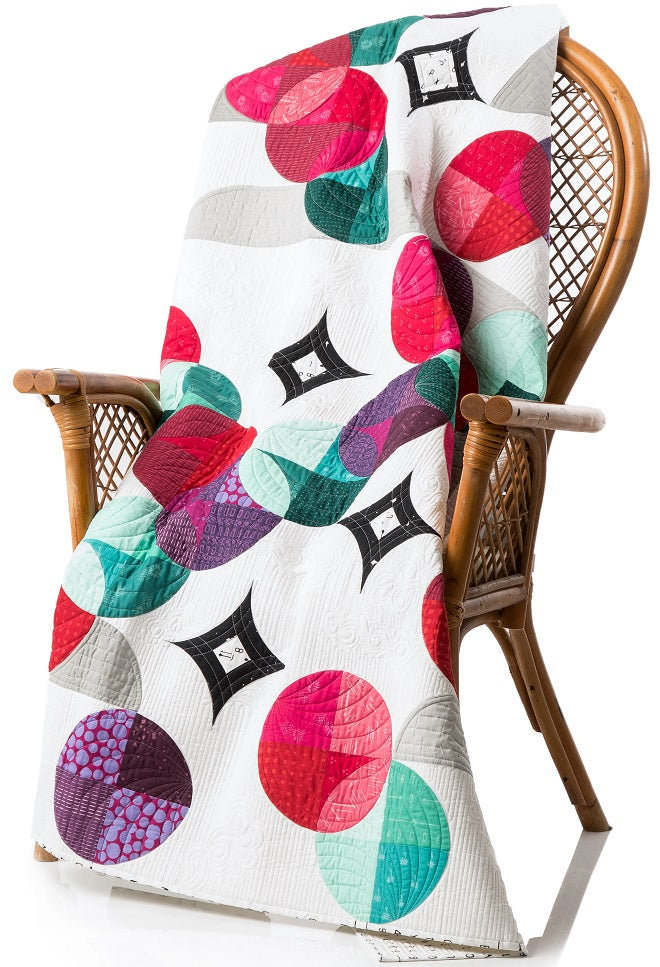 Moon Dance Quilt Pattern by Sew Kind of Wonderful – Quilt in