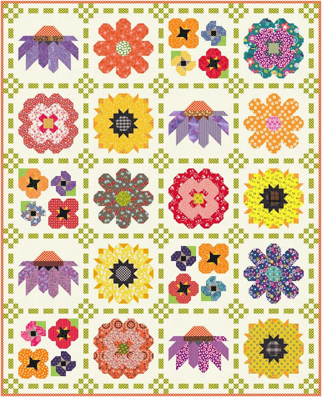 wild flower seeds quilt pattern Wildflower Seeds Quilt Pattern by Kelli Fannin Quilt Designs – Quilt in a Day