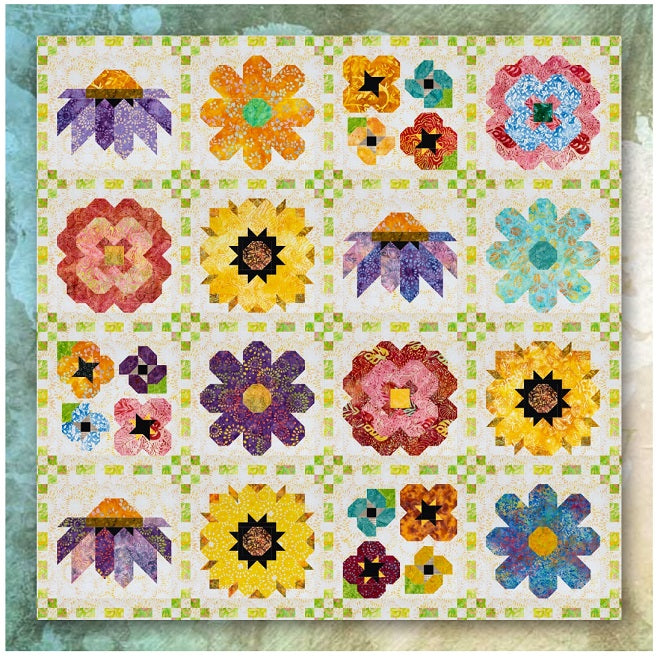 wildflower seeds pattern by kelli fannin Wildflower Seeds Quilt Pattern by Kelli Fannin Quilt Designs – Quilt in a Day