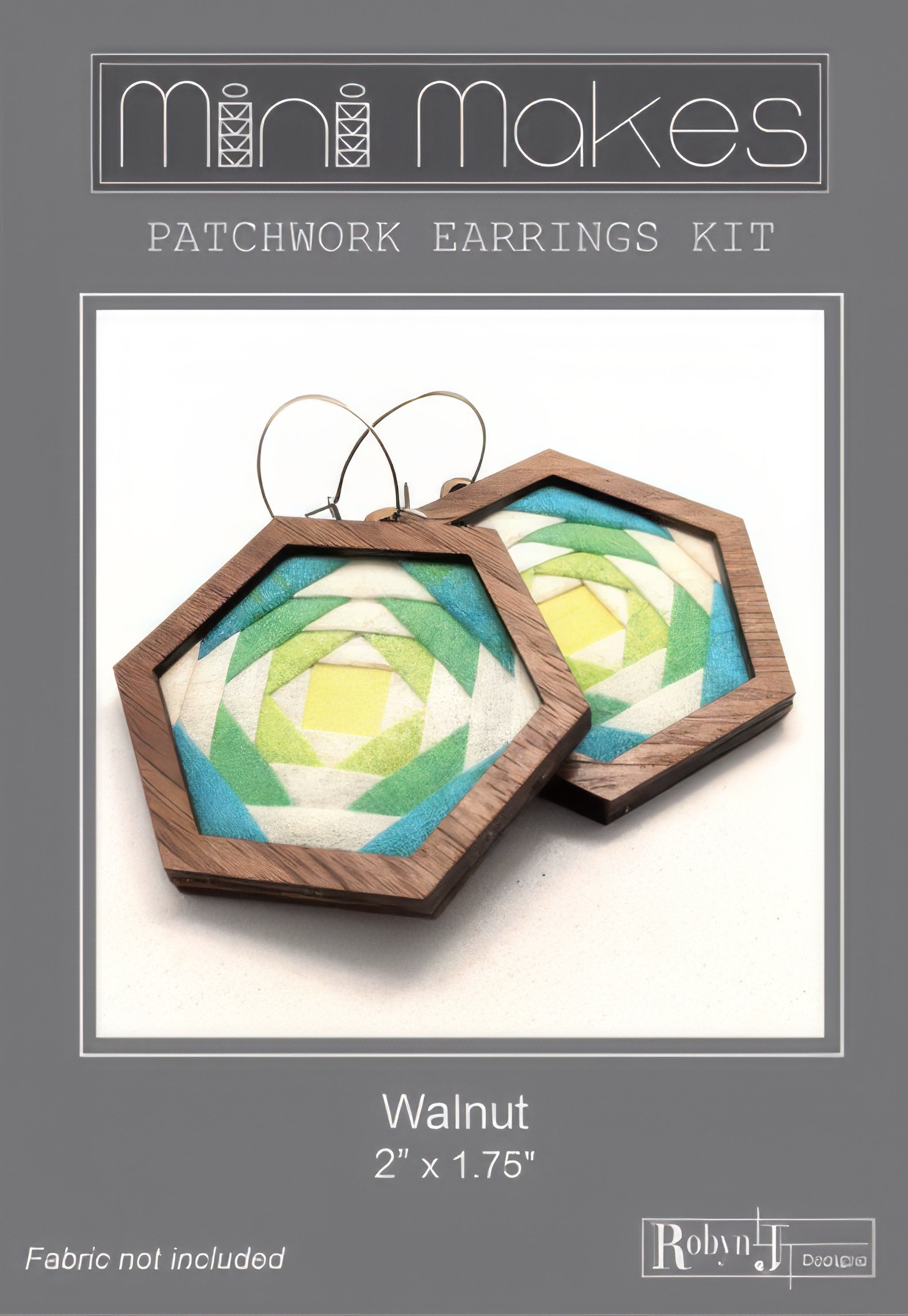 Robyn Designs Hexagon Kit and Pattern Walnut by Robyn J Designs – Quilt in a Day