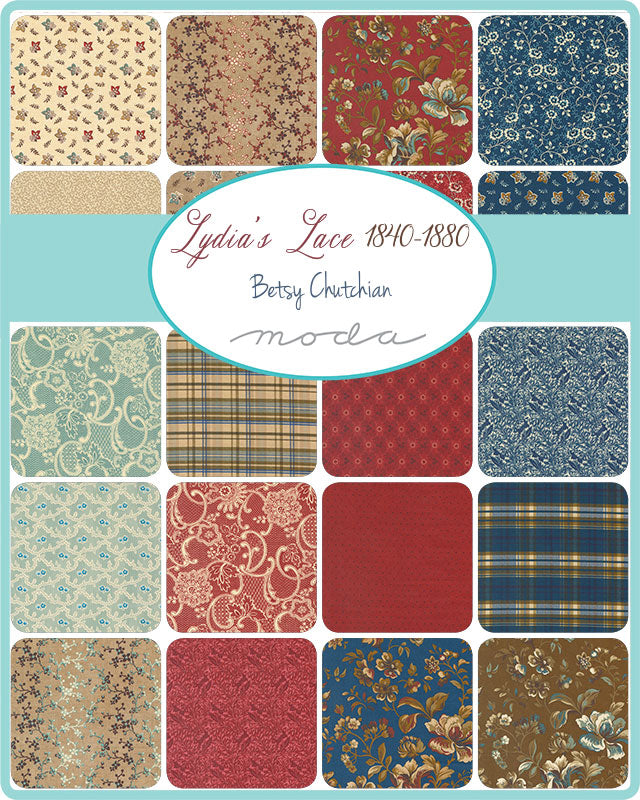 Lydias Lace Fat Quarter Bundle by Betsy Chutchian Moda Precuts 33