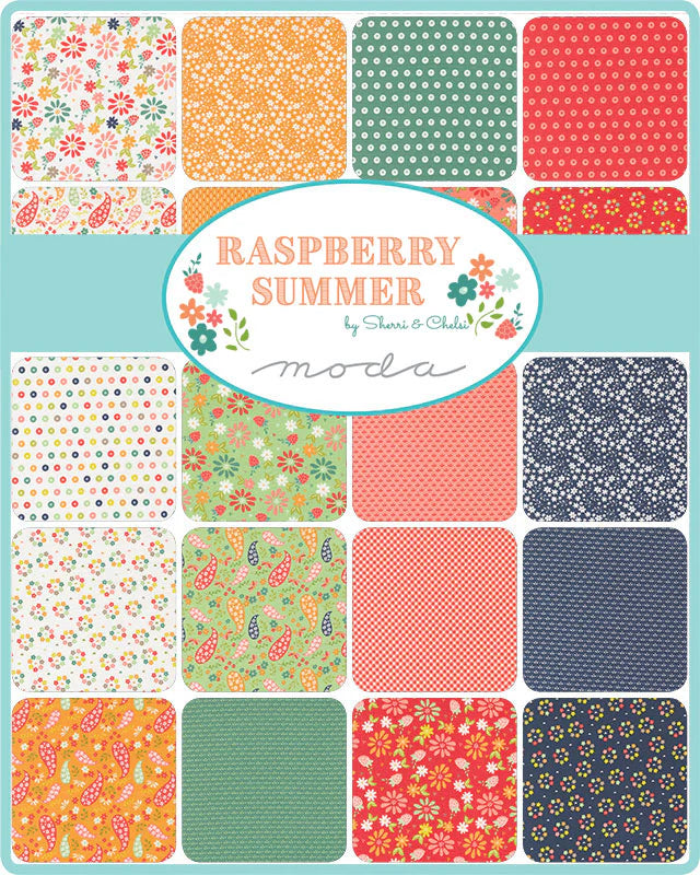 Mini Raspberry Fabric Moda - Raspberry Summer Mini Charm Pack by Sherri & Chelsi 42 pcs ...