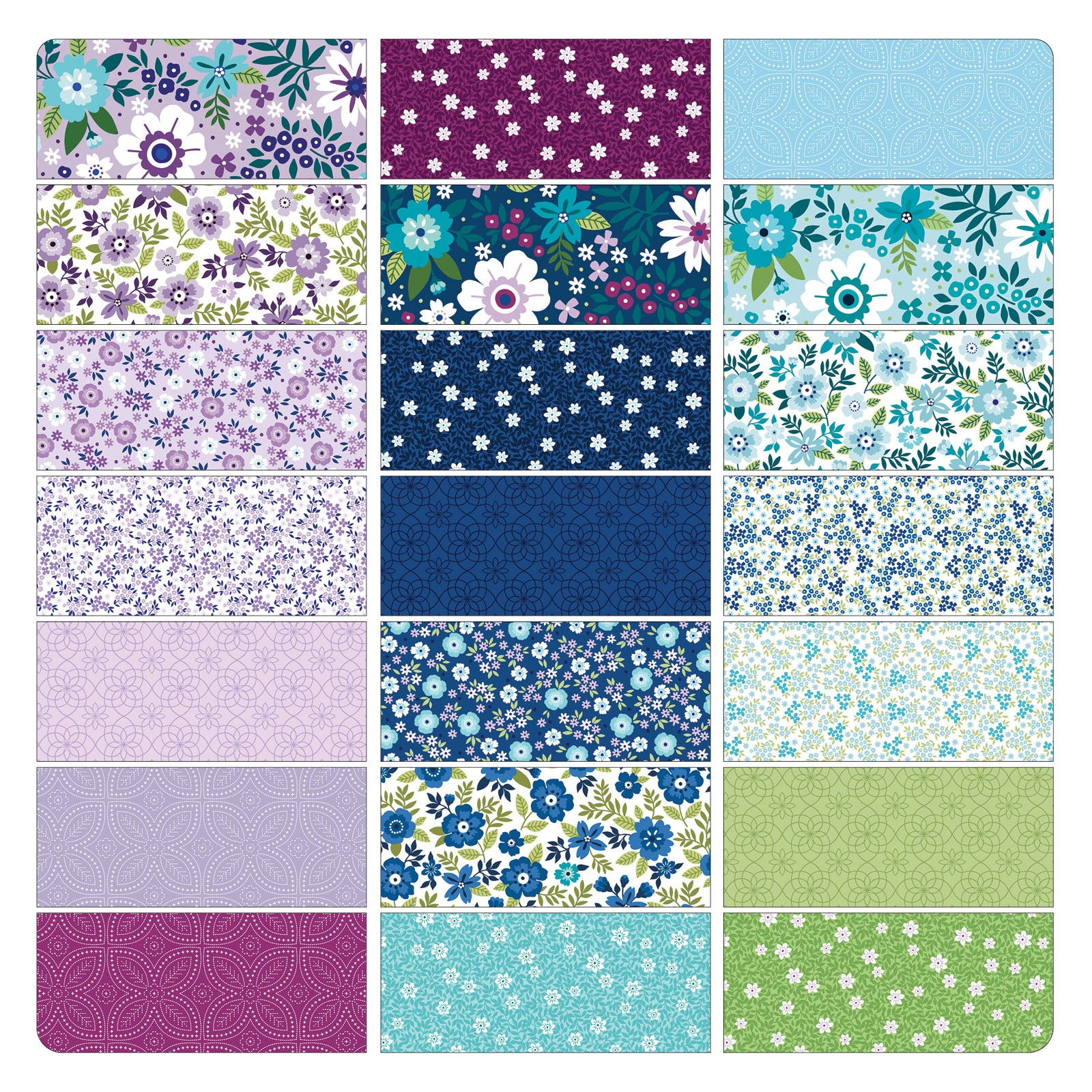 BENARTEX - Seaside Garden by Shelley Cavanna - Heather
