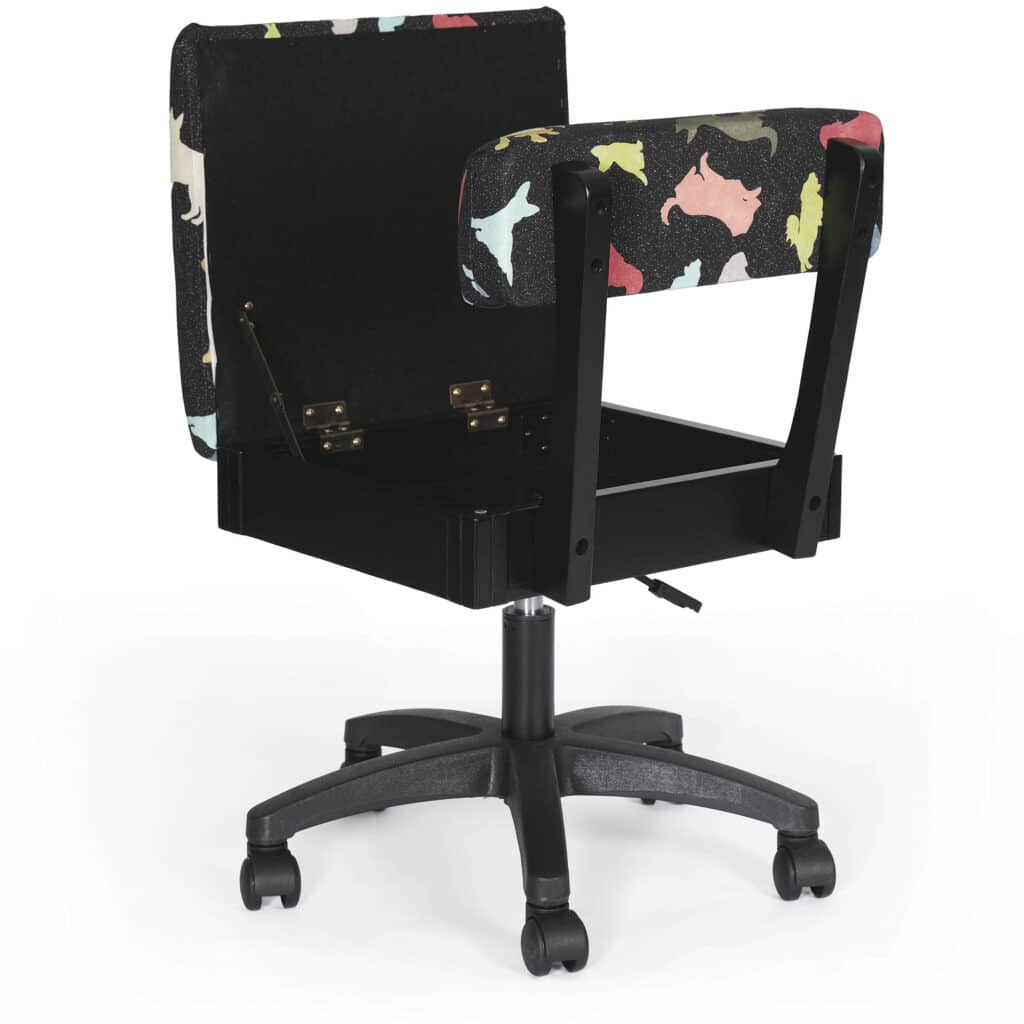 Arrow Adjustable Height Hydraulic Chair Good Dog Black Drop Ship