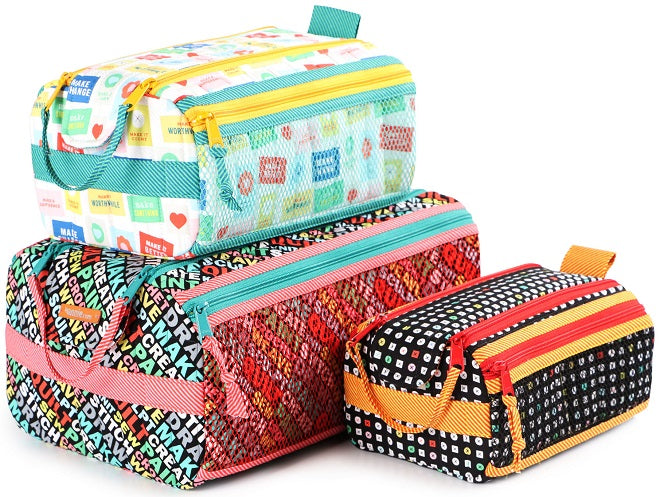 double zip gear bag Double Zip Gear Bags 2.0 Pattern by Annie – Quilt in a Day