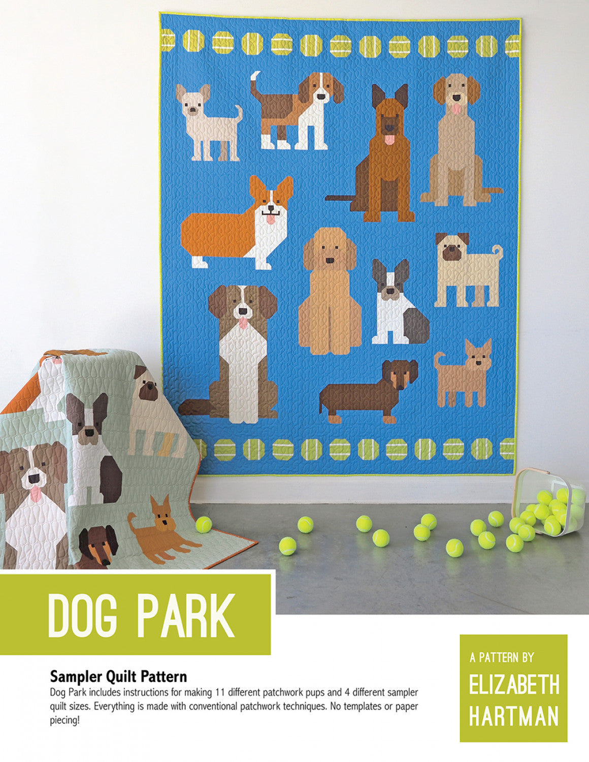 Dog Park Quilt Pattern by Elizabeth Hartman – Quilt in a Day dog-park-quilt-pattern-by-elizabeth-hartman-quilt-in-a-day