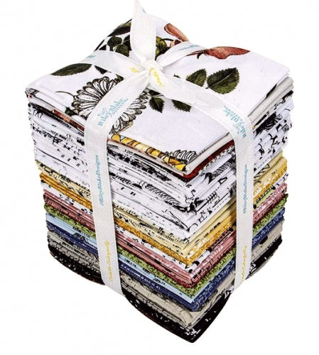 PRE-ORDER, J. Wecker Frisch Art shops Journal Fat Quarter Bundle, 38 Pc. Riley Blake Fabric, Butterly Floral, FQ-13030-38, February 2023 Release