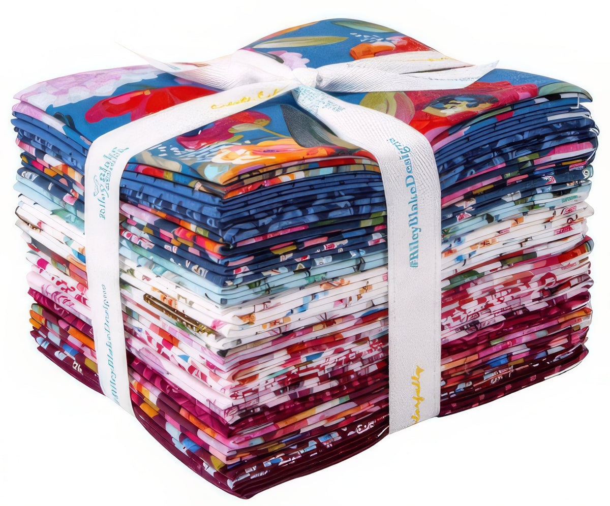 Riley Blake - Poppies & Plumes Fat Quarter Bundle 21 pcs – Quilt in a Day