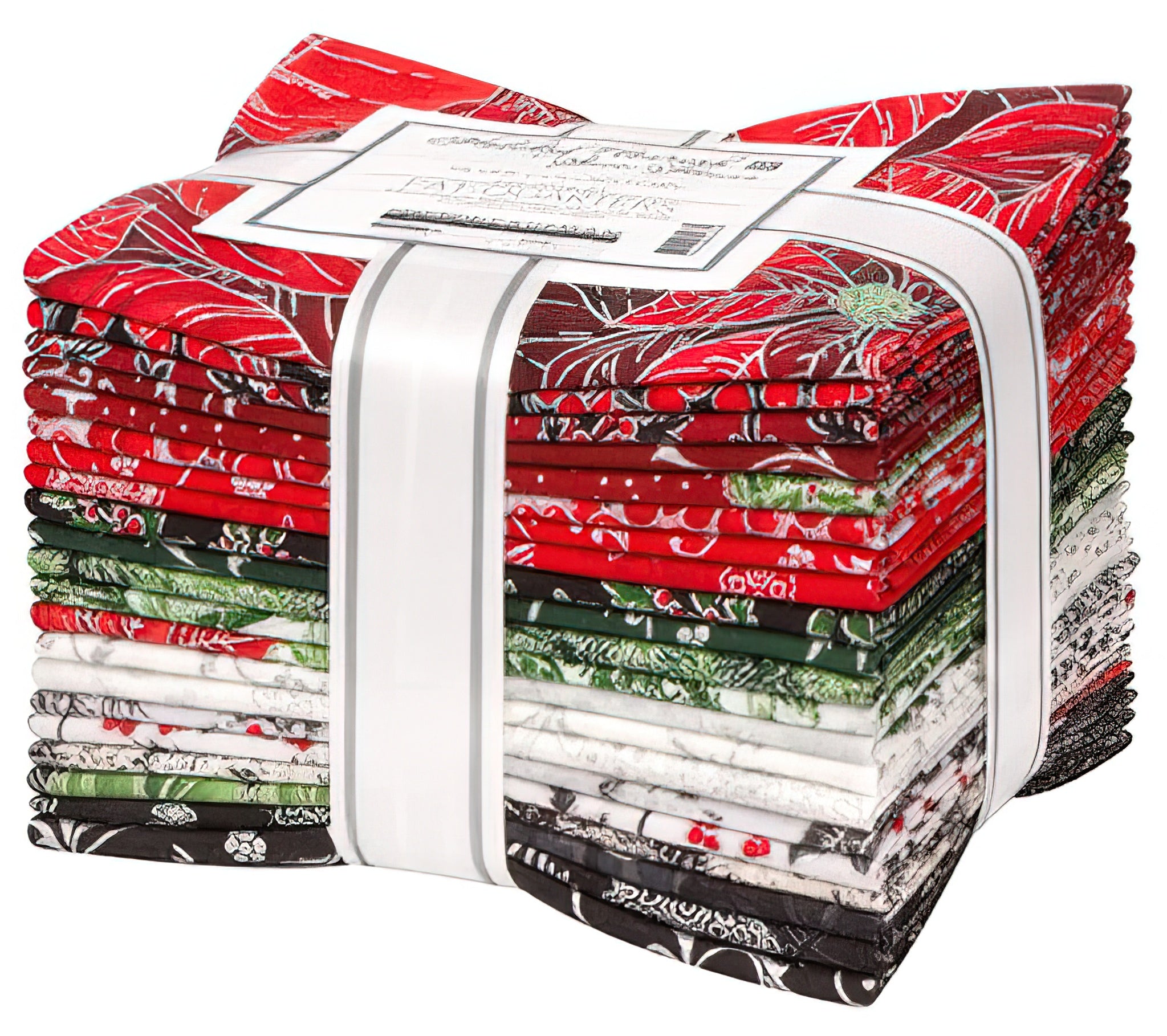 Kaufman - Holiday Flourish - Snow Flower Silver Fat Quarter