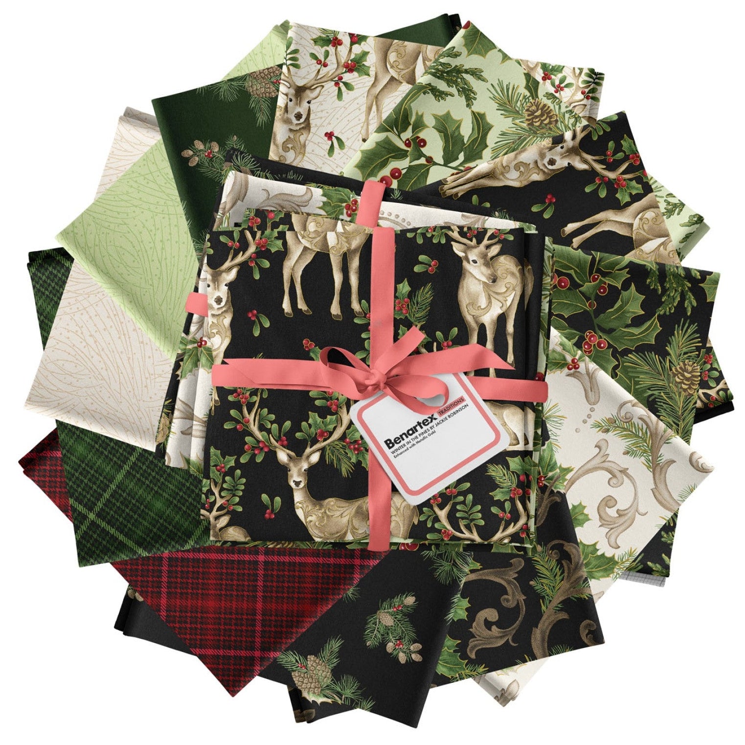Benartex - Winter in the Pines Fat Quarter Bundle by Jackie