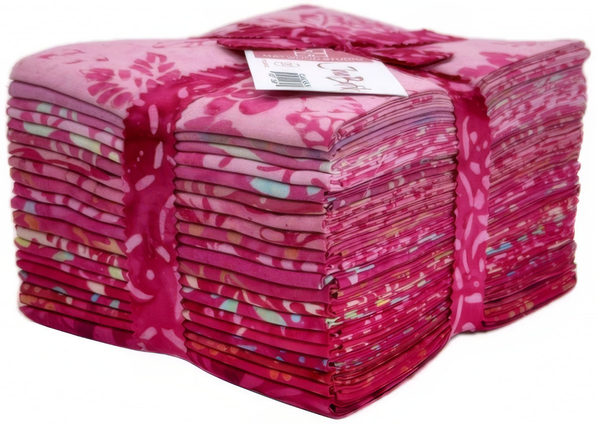 Maywood Studio - Java Batiks: Pink Fat Quarter Bundle 20 pcs – Quilt in ...
