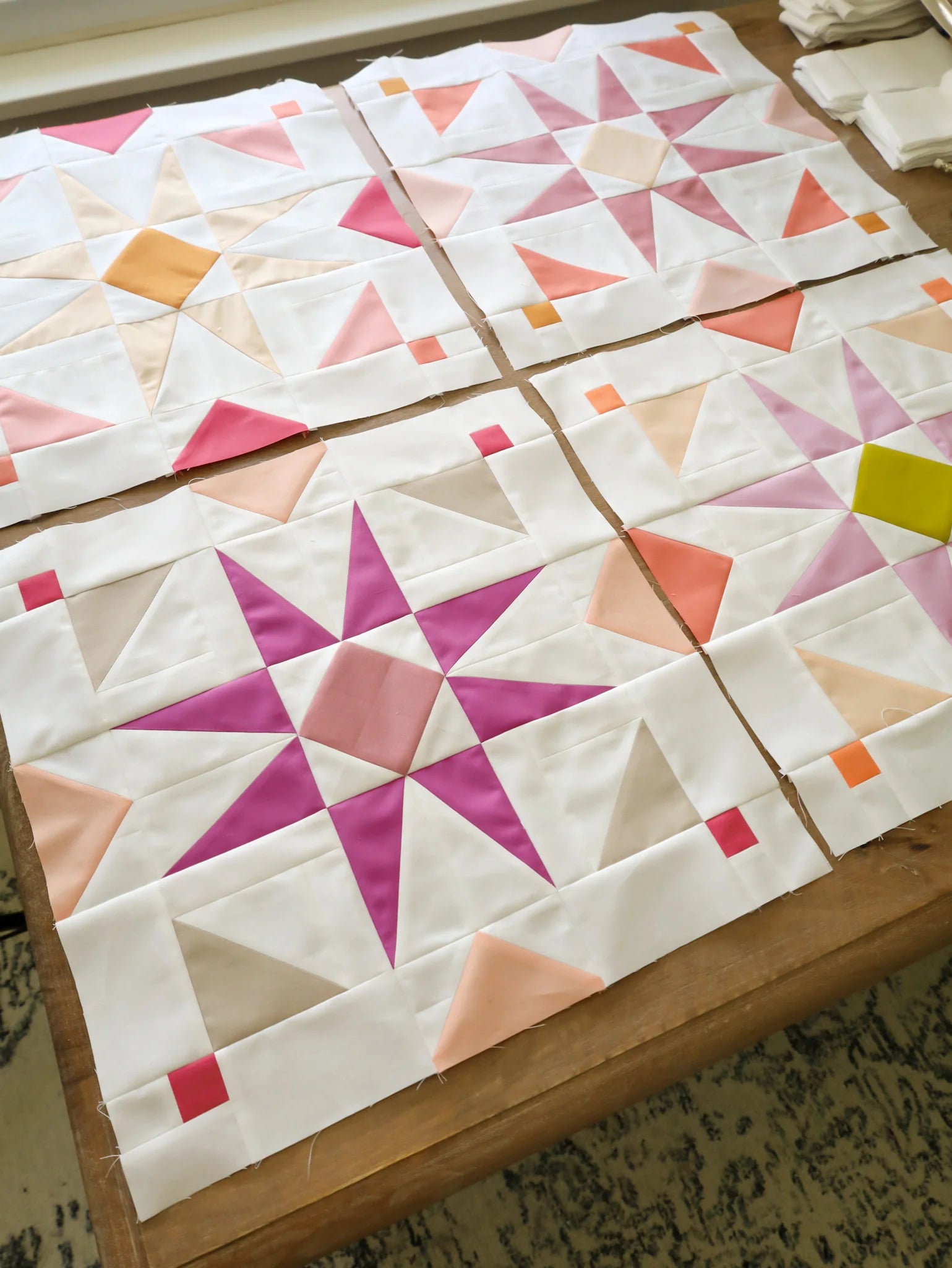 Mosaic Star Quilt Pattern by Lo & Behold Stitchery – Quilt