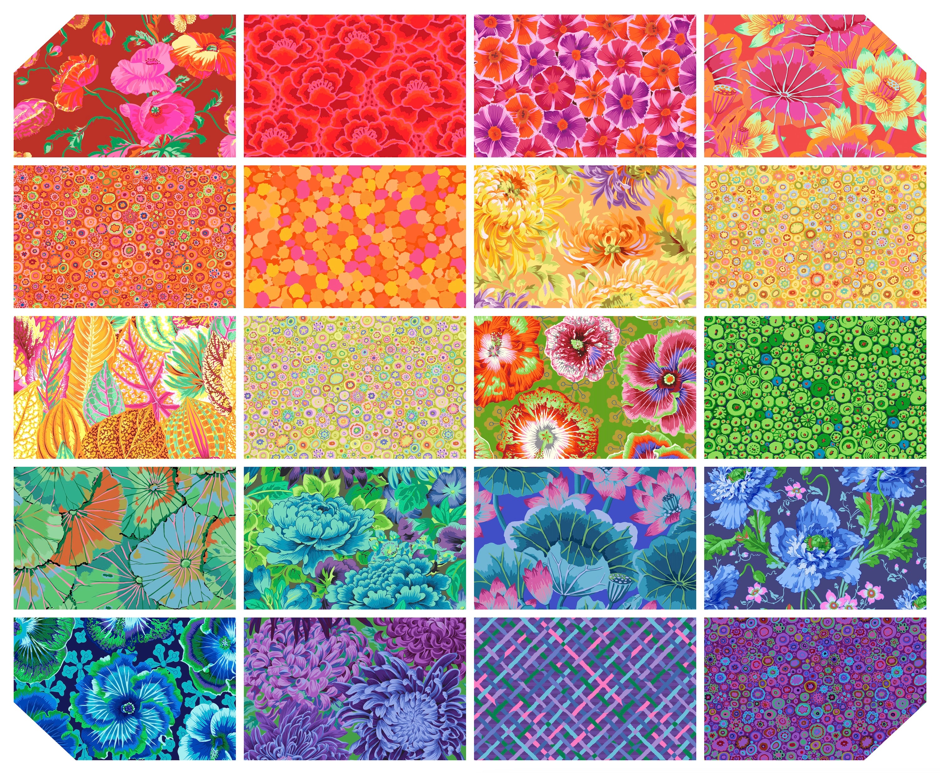 Free Spirit - Classics Plus - Spectrum 10 inch Charm by Kaffe