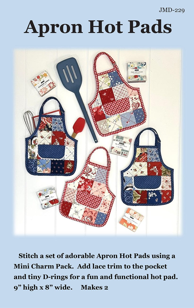Apron Hot Pads Pattern by Joyce Minnis – Quilt in a Day