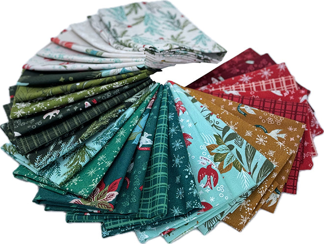 Cheer and Merriment Collection - 2024 Fat Eighth Bundle by Fancy That Design House for Moda - 100% Quilting Cotton - 45530F8