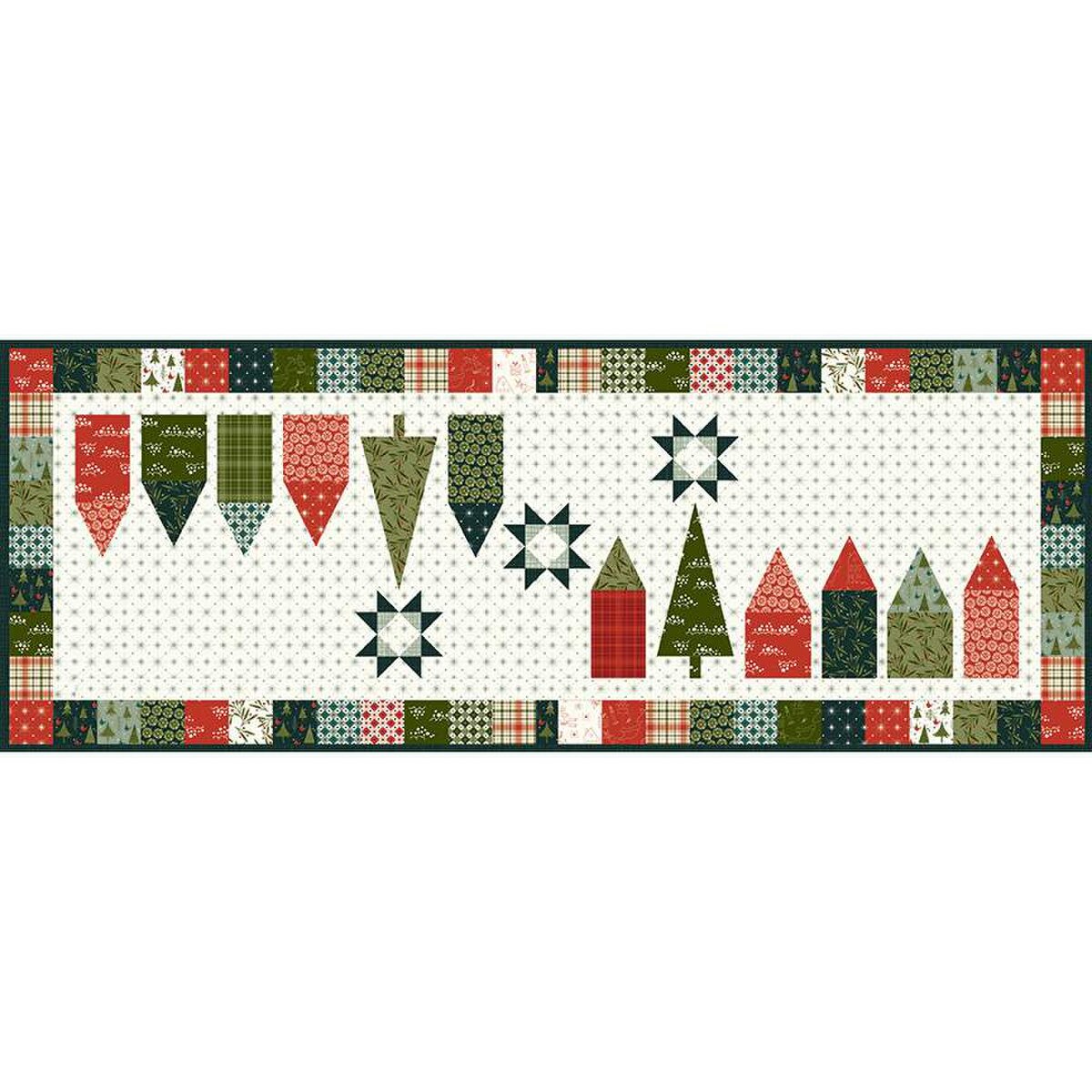 Riley Blake - Winter Village Runner Boxed Kit by Sandy Gervais – Quilt ...