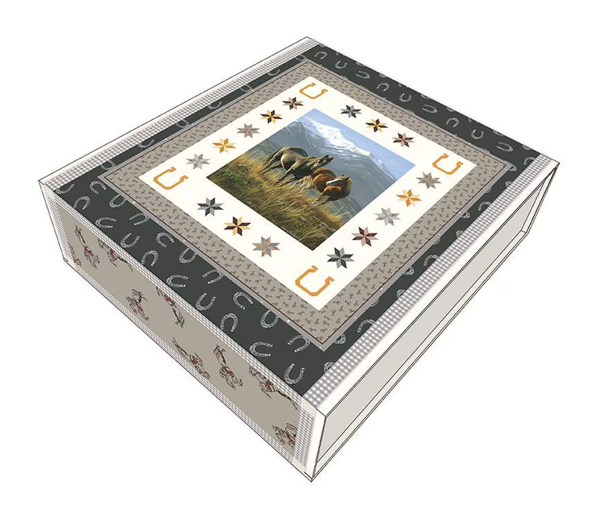 Riley Blake - Wild Horses Smokey Valley Panel Quilt Kit – Quilt in a Day