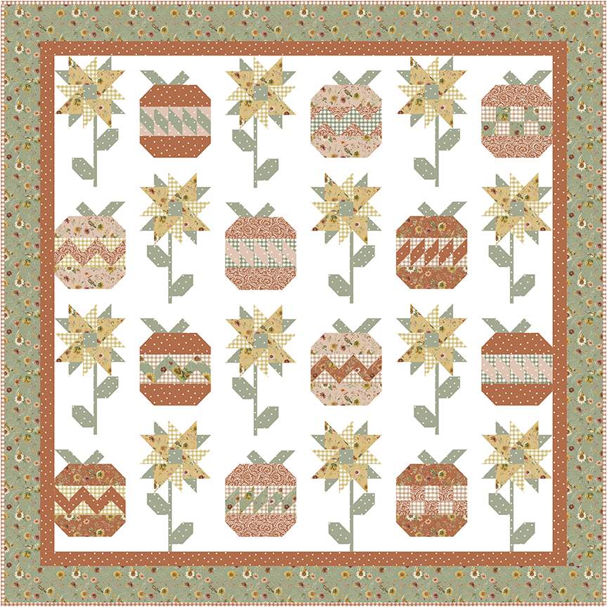 riley blake wildflower seeds quilt pattern Riley Blake