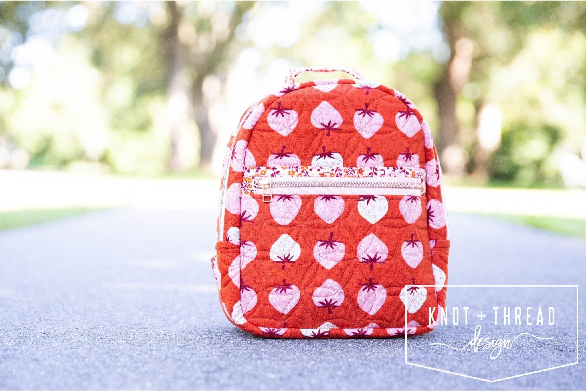 The Violet Backpack Pattern by Kaitlyn Howell