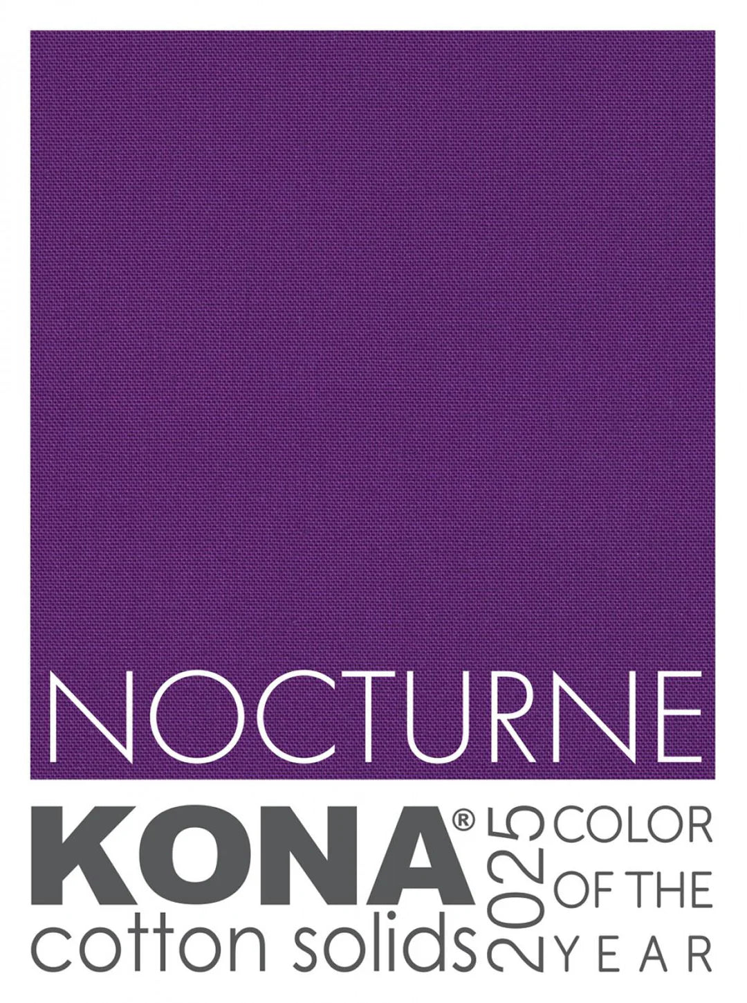 <Telo> CRESCENT【UNWASTED LIMITED COLOR】 Kona Cotton - Color of the Year - Nocturne 10 yard Bolt