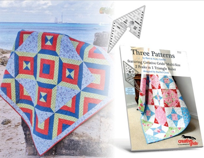 Three Patterns Book Three Patterns Softcover Booklet by Pam & Nicky Lintott – Quilt in a Day