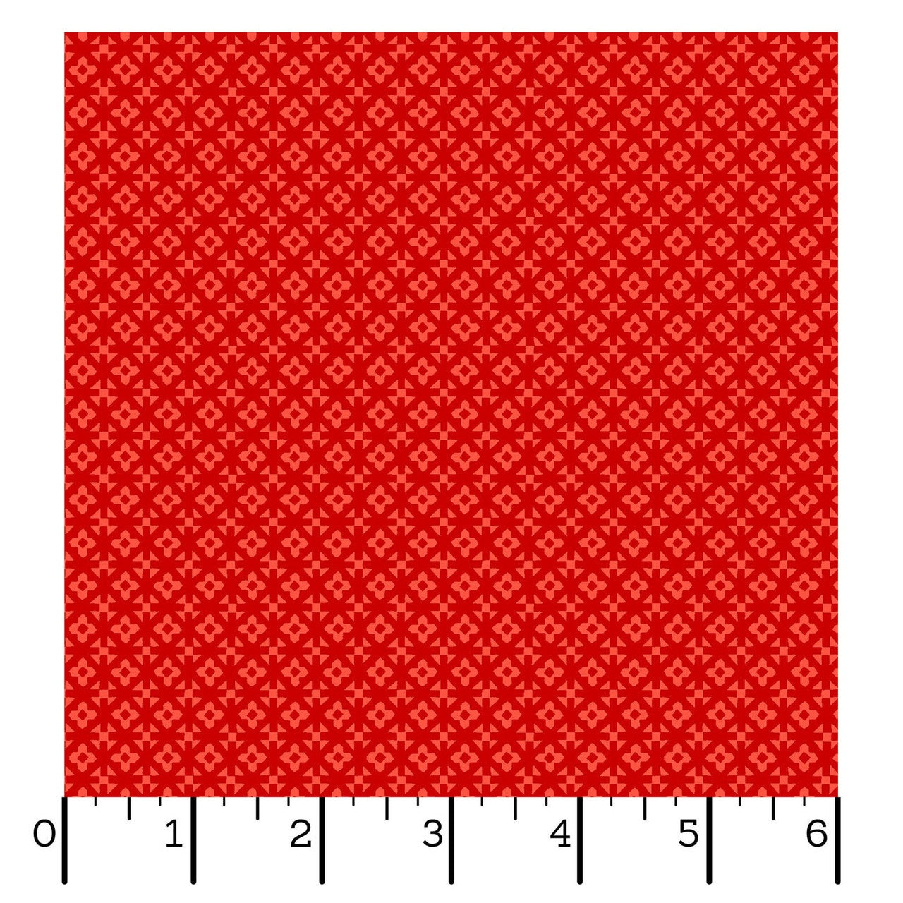 Daylight Colorblock MAYWOOD - Colorblock Party - Lattice - Deep Red – Quilt in a Day