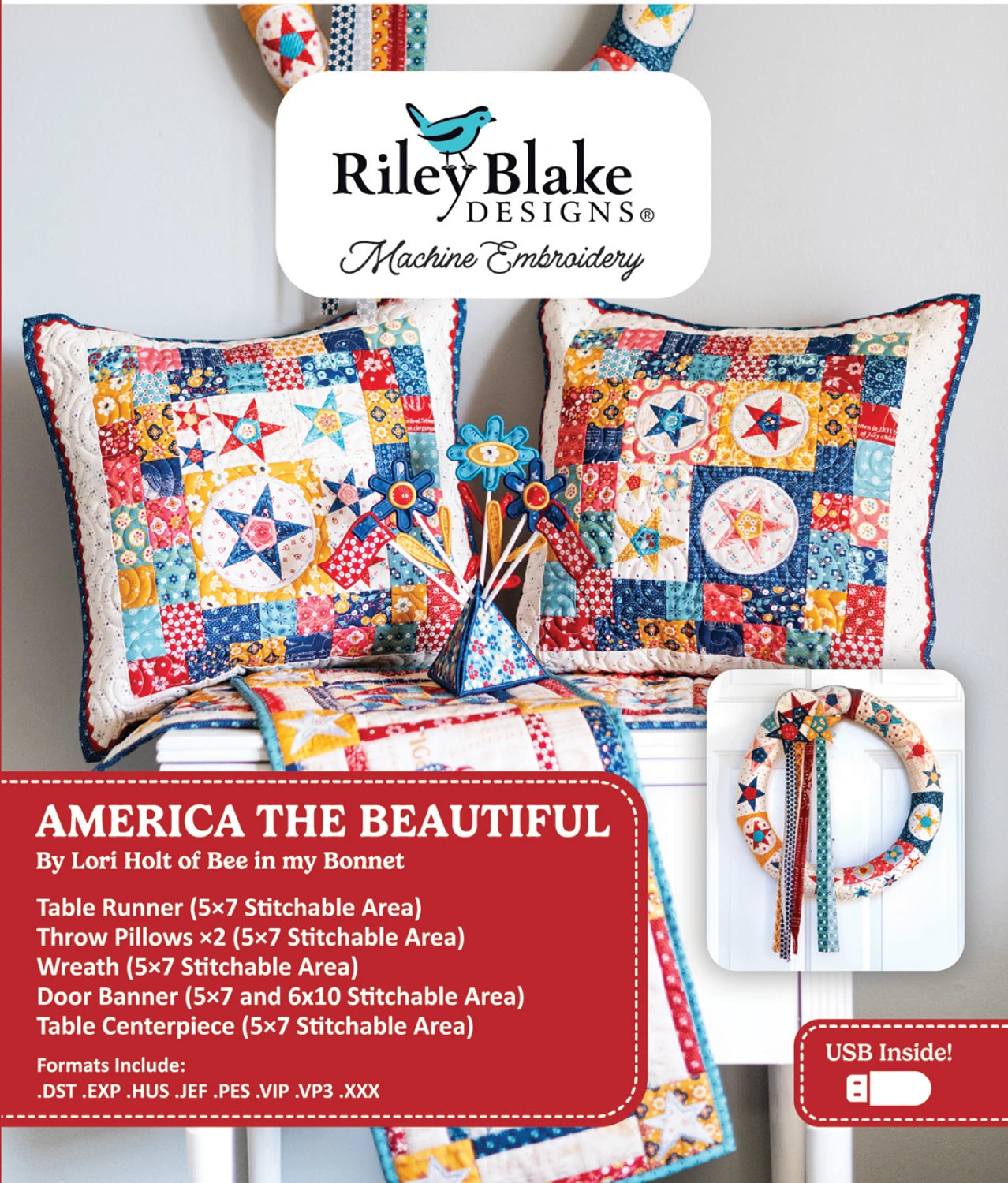 Riley Blake - Americana - America the Beautiful USB Machine Riley Blake - Americana - America the Beautiful USB Machine