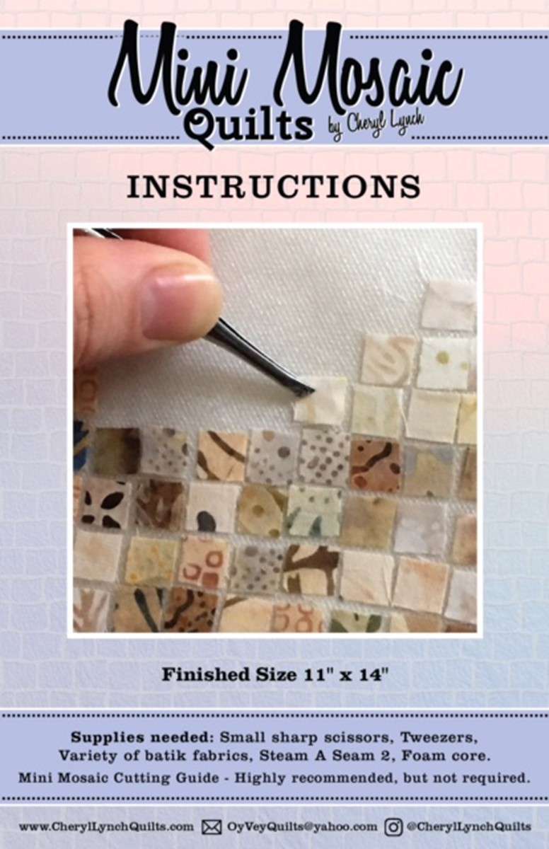 Mini Mosaic Quilts Cutting Guide And Instructions – Quilt in a Day