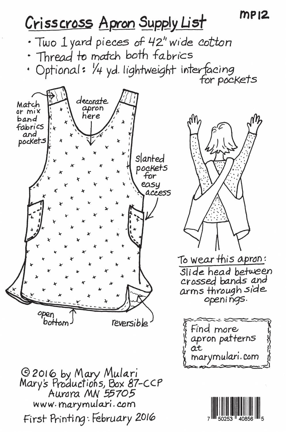 CrissCross Apron Pattern by Mary Mulari – Quilt in a Day crisscross-apron-pattern-by-mary-mulari-quilt-in-a-day