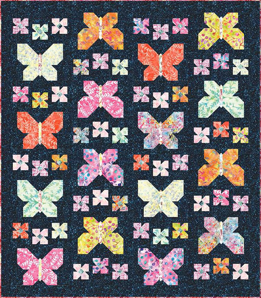 Hello Flutterby Flutterby Quilt Pattern by Leslie Ryan – Quilt in a Day