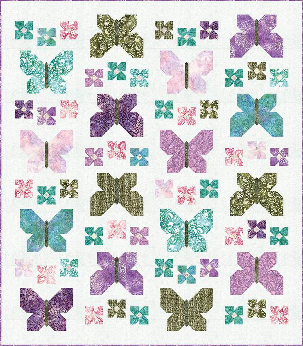 Flutterby Pattern Flutterby Quilt Pattern by Leslie Ryan – Quilt in a Day