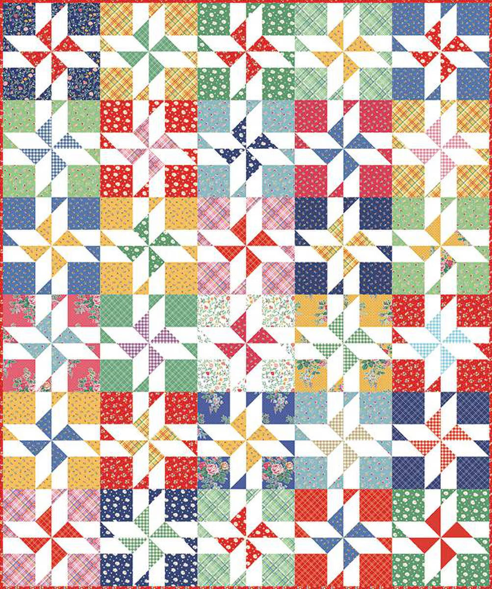 Riley Blake - Simple Pleasures Skip a Beat Quilt Kit – Quilt in a Day