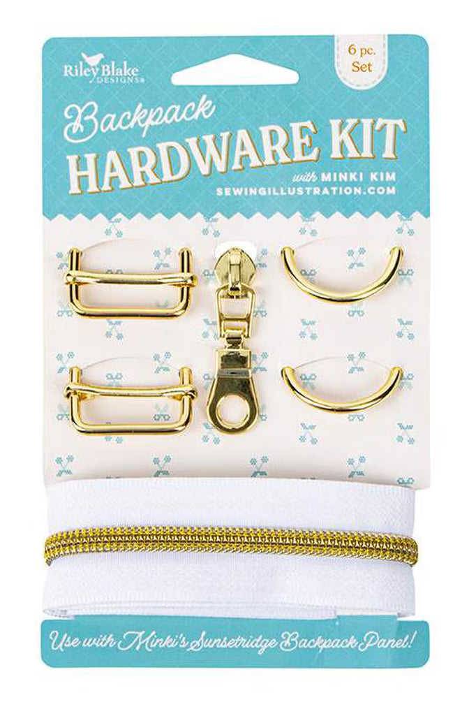 Riley Blake - The Sunsetridge Backpack Hardware Kit – Quilt in a Day