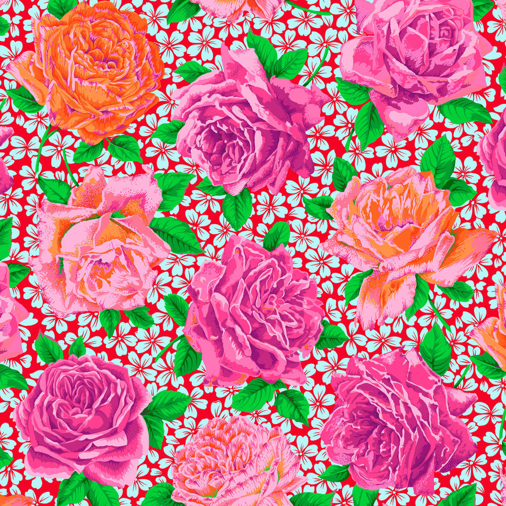 FREE SPIRIT - February 2026 by Kaffe Fassett Collective - Rose Bloom ...