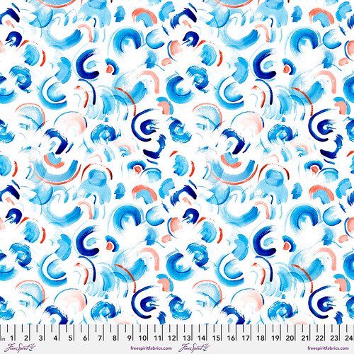 Skinny - SK35 - 1 yd - FREE SPIRIT - Sublime Summer - Swell - Multi ...