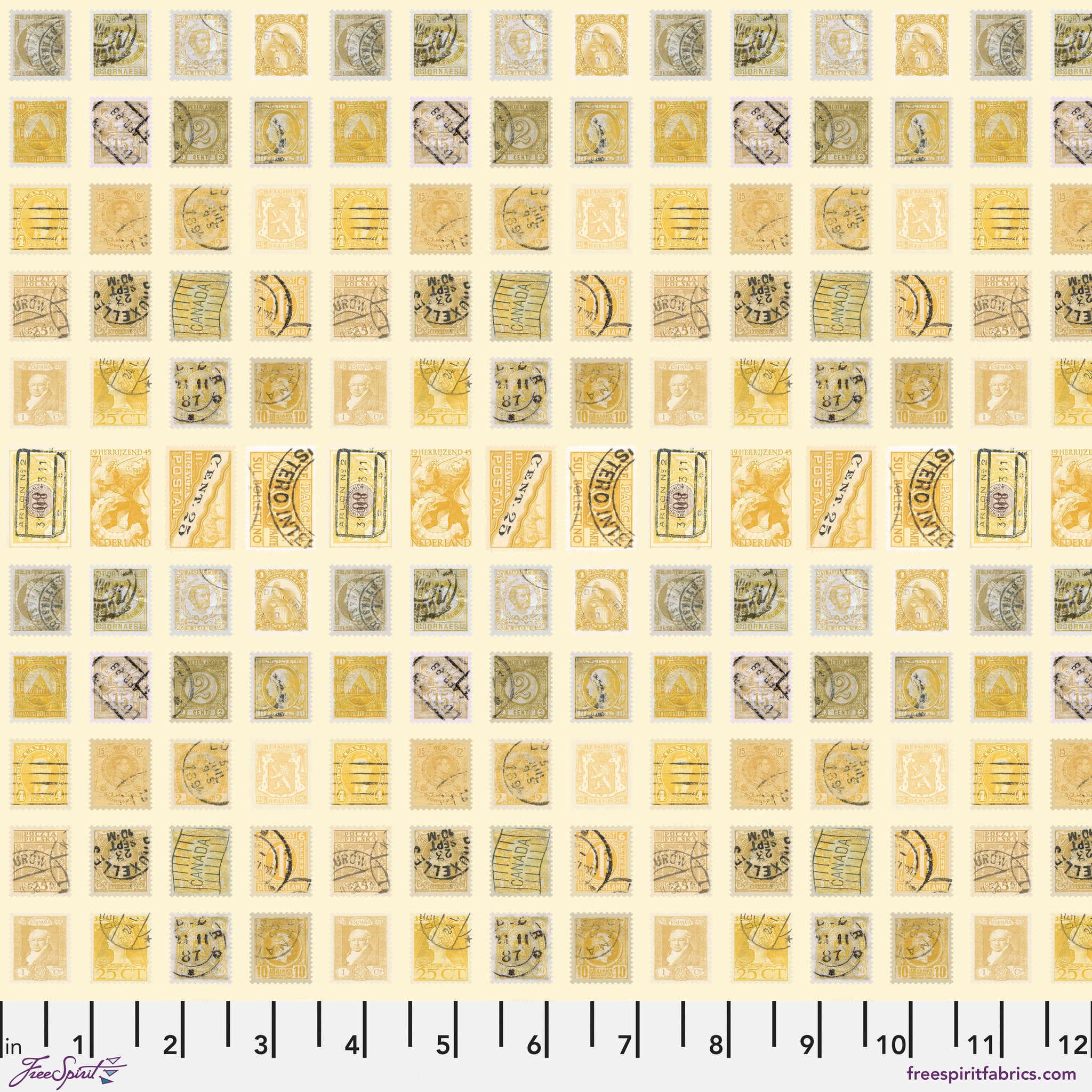 FREE SPIRIT - Palette Yellow by Tim Holtz - Stamps - Yellow