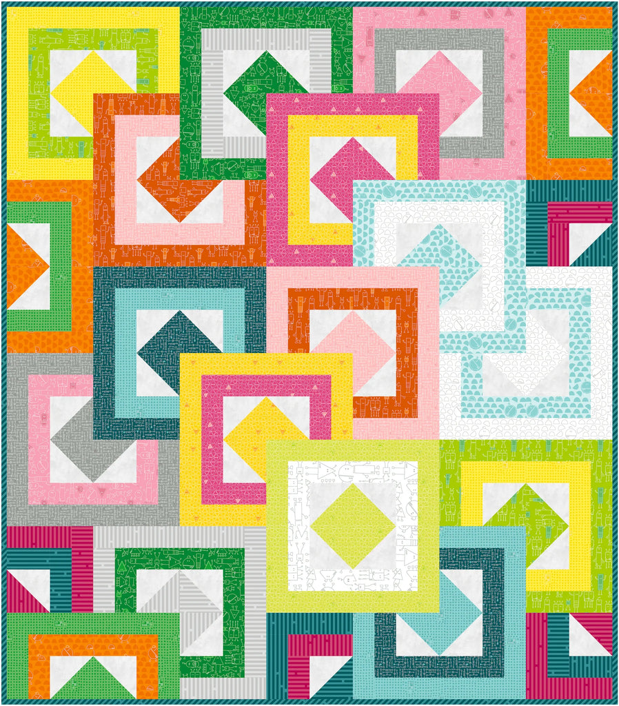 All Stacked Up Quilt Pattern by Linda & Carl Sullivan – Quilt in a Day