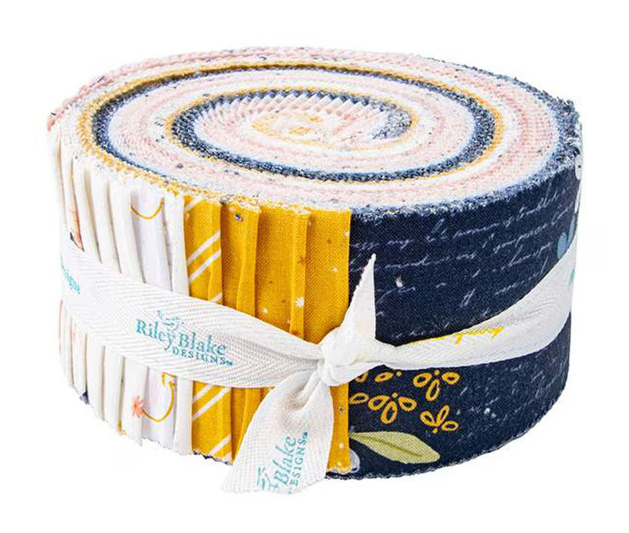 Riley Blake - Between the Pages 2.5 Inch Rolie Polie 40 pcs – Quilt in ...