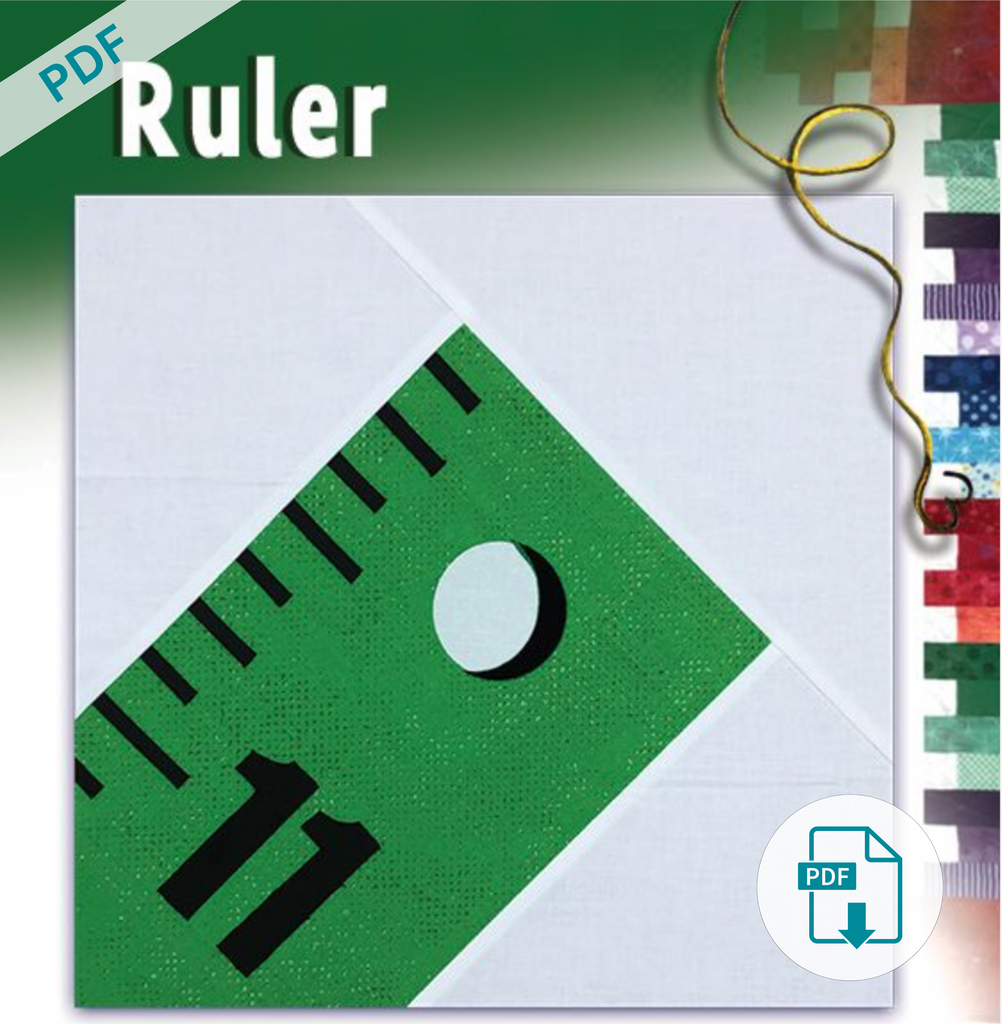 Xbox Ruler Quilt Patterns Ruler PDF Quilt Pattern by Sew Many Notions – Quilt in a Day
