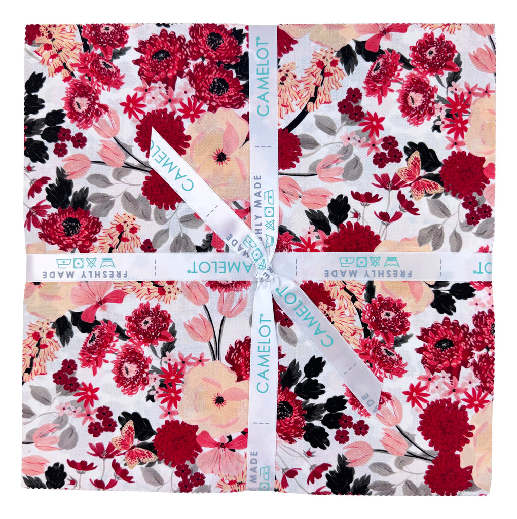 Camelot Fabrics - Blooms and Bows 10" Squares by Gabrielle Neil 42 pcs ...