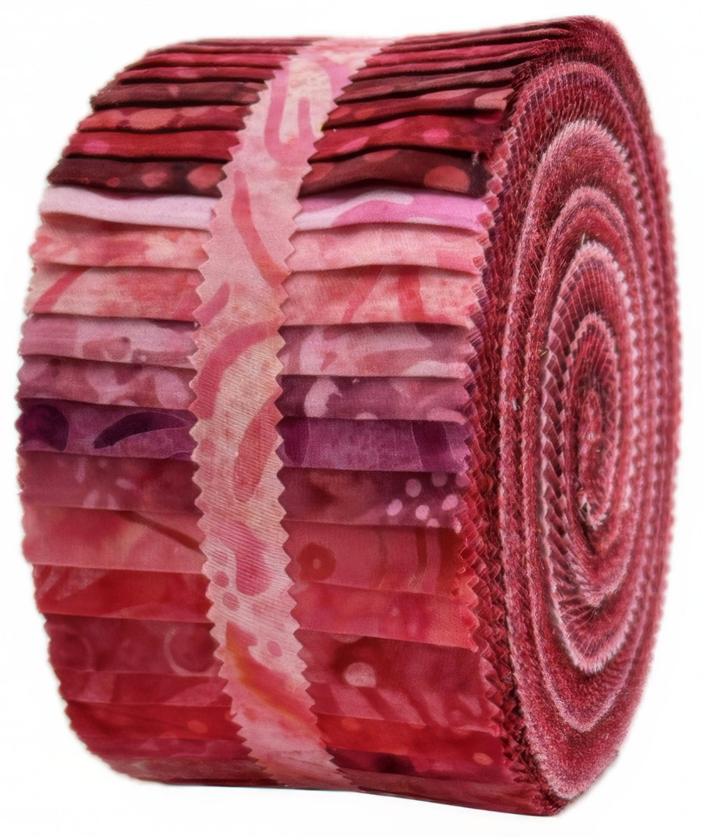 Maywood Studio - Java Batiks: Red TWO 2.5 Inch Strips 40 pc – Quilt in ...