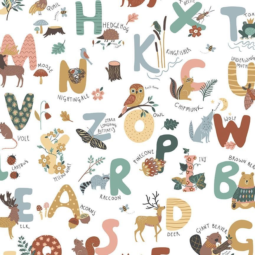 DEAR STELLA - Alphabet City by August Wren - White – Quilt in a Day