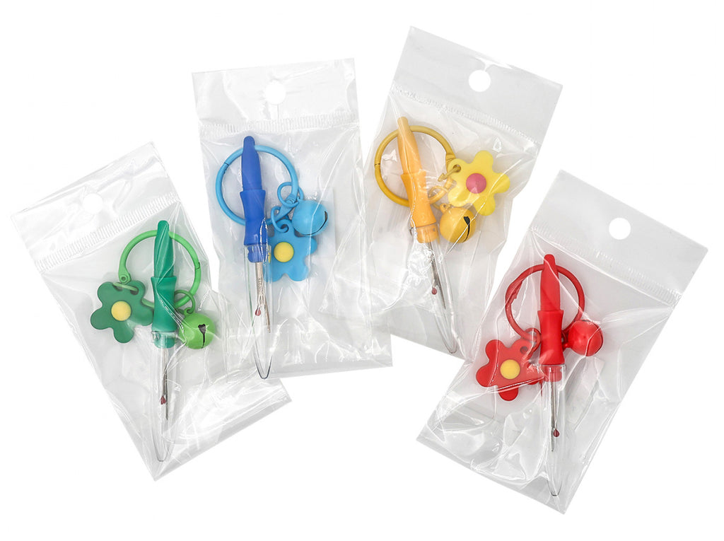 Road Rippers Keychains Yellow Mini Seam Ripper Floral Keychain by Gypsy Quilter – Quilt in a Day